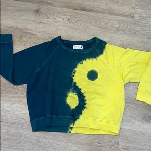 NEVER WORN Urban Outfitters TieDye Crop Sweatshirt